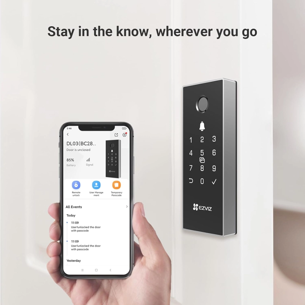 EZVIZ Smart Rim Lock DL03 Pro view 4